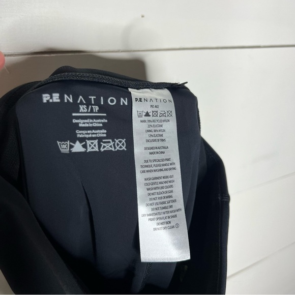 P.E Nation Emerging Gradient Rainbow Logo Legging in Black - Picture 7 of 7